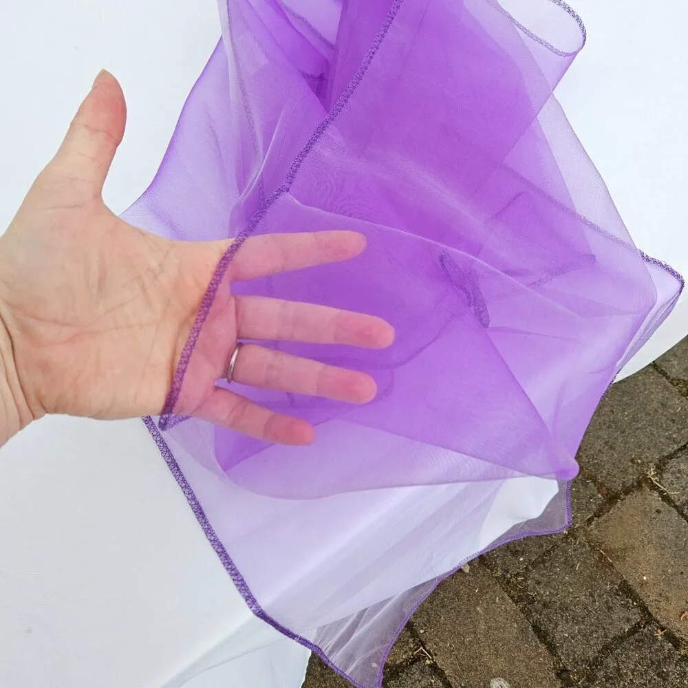 Organza Table Runners 25 Lavender Purple 14